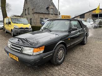 Salvage car Saab 900 TURBO, CABRIOLET, AUTOMAAT, SCHUURVONDST 1989/2